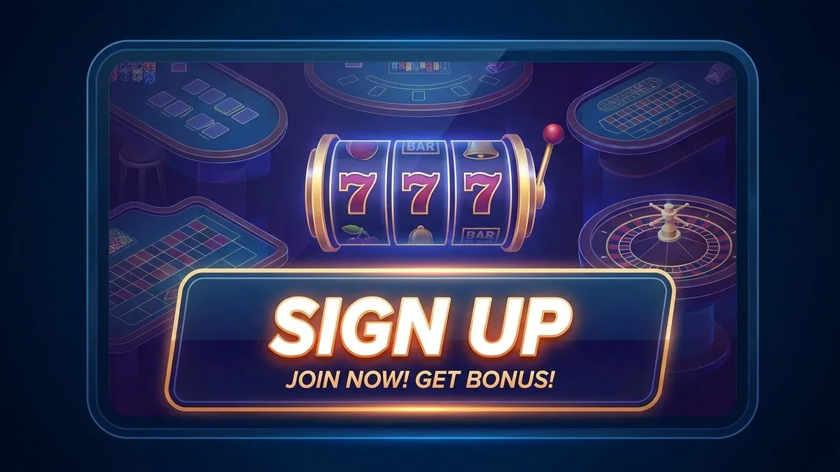 Sign up with bonus